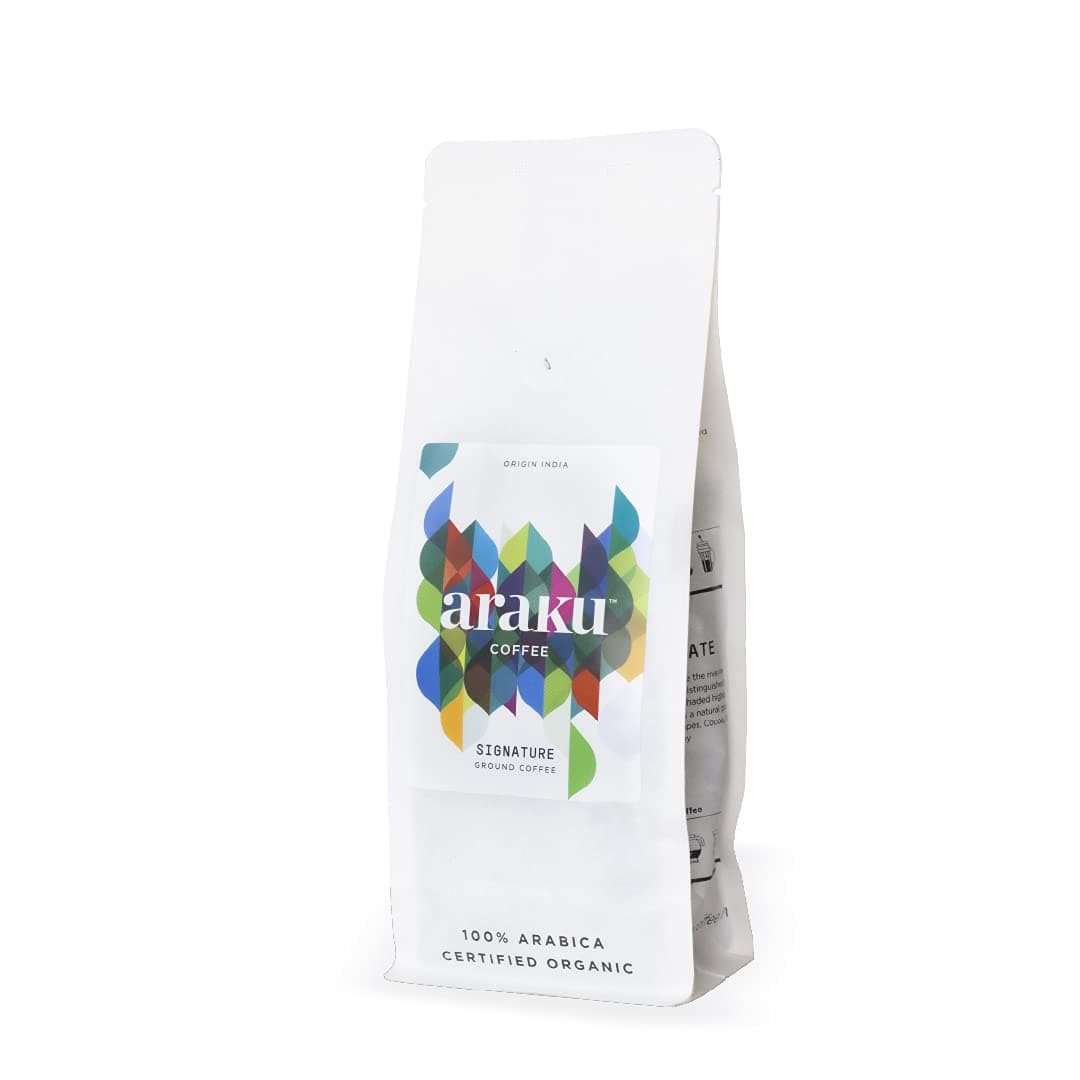ARAKU Coffee - Signature - Freshly Roasted 100% Arabica Medium Roast Specialty Coffee Bag - 250 G (Coarse Grind)