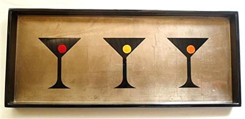 J Fleet Designs Martini Glasses Cocktail Tray