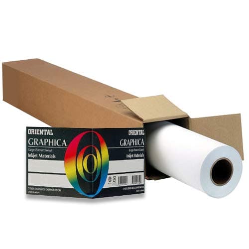 Oriental Graphica 17"x35' "GLOSSY" Canvas Fine Art Inkjet Roll Paper 190g/m2