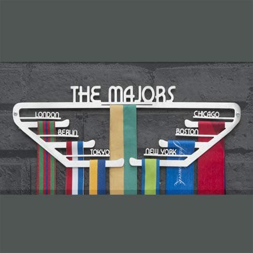 Runners Wall World Marathon Majors Medal Display