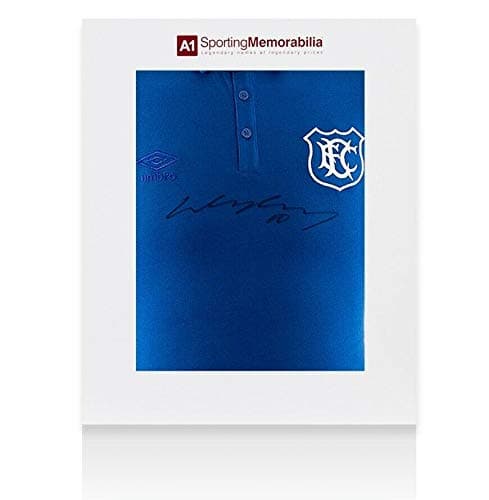 Wayne Rooney Signed Jersey - Retro Umbro Everton Shirt Gift Box - Autographed Soccer Jerseys
