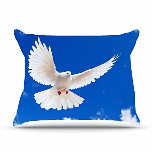 Standard Pillowcase 20X26 Inches 100% Cotton Pillowcases Decorative Pillow Cover Case with Hidden Zipper Decor Cushion Covers - Animals sky pigeon flies For Sofa