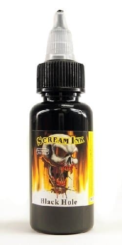 SCREAM Tattoo Ink 4-oz -BLACK HOLE- Tattoo Supplies by Scream ink