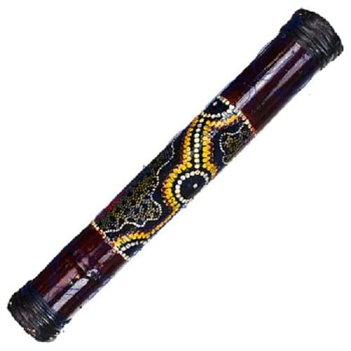 Brown Painted Rain Stick Small