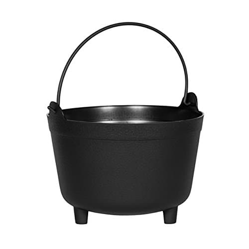 NoveltyMFG 48128 Antique Kettle Planter, 12-Inch, Black
