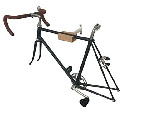 Wooden Bike Hanger Wall Bike Mount Minimalist Sleek Design Handcrafted in USA Bike Rack Made From Salvaged Wood (White Oak)