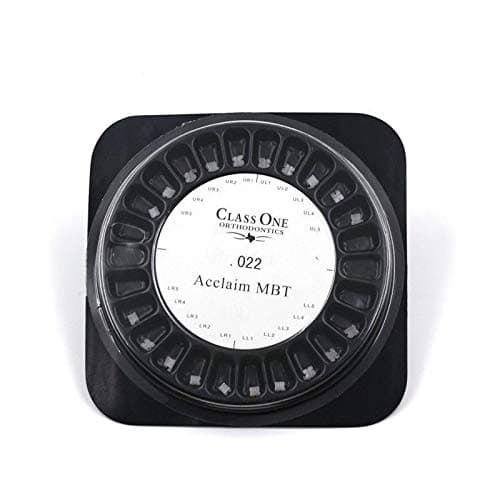 Dental Orthodontic Brackets Ceramic MBT 0.022" | Dental Orthodontic Brackets Ceramic 20 Pcs Pack | Dental Ortho Ceramic Bracket