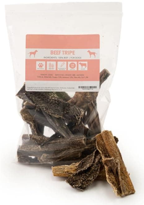 ECO PETS 100% Natural Beef Green Tripe Dog Chews Fatty Acids Free - All-Natural Omega 3 & Omega 6 from -Range, & Grass-Fed Buffalo (5 Kilograms)