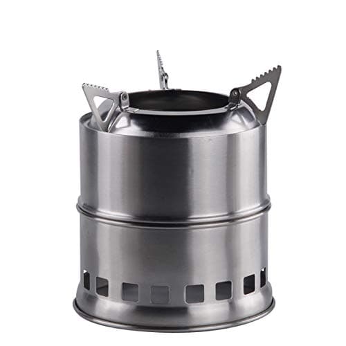 Wood Gas Wood-Burning Stove Portable Folding firewood Stove Camping Gasification Furnace