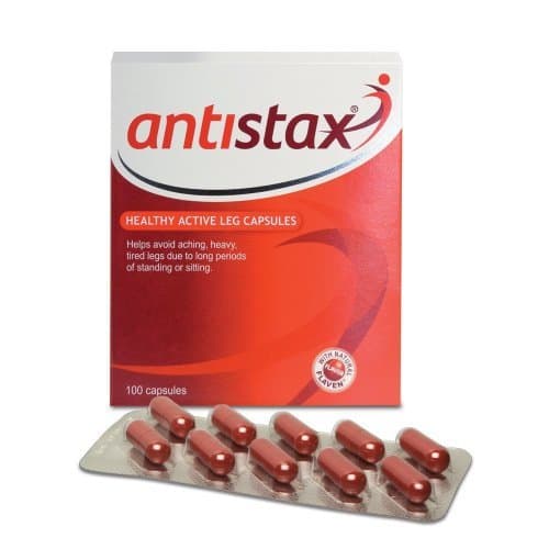 Antistax Healthy Active Leg Capsules For Tired & Aching Legs 100 Capsules by Antistax