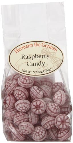 Hermann the German Candy, Raspberry, 5.29 Ounce (Pack of 12)