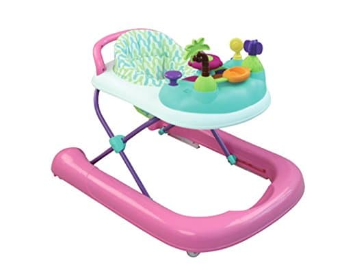 Baby Walker 2 in 1 Seated or Walk-Behind Position, Easy to Fold, Adjustable