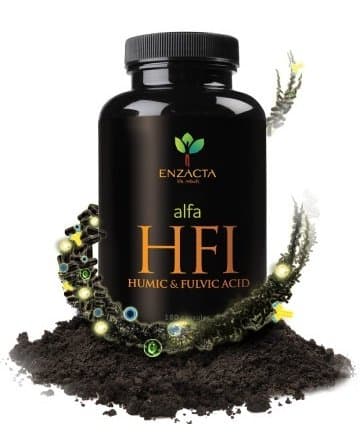 Alfa HFI Humic and Fulvic Acid. 180 Capsules Bottle.