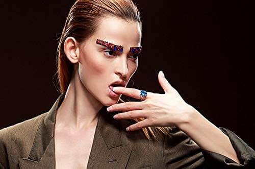 Topaz Engagement Ring Sapphire Ring 925 Silver Rectangle Perfect Cutting Engagement Rings for Women Solitaire Engagement Ring Aquamarine Gemstone Ring