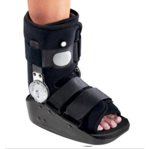 82105-S Air Pump Cushion ROM Hinged Ankle Walker with Curve Sole