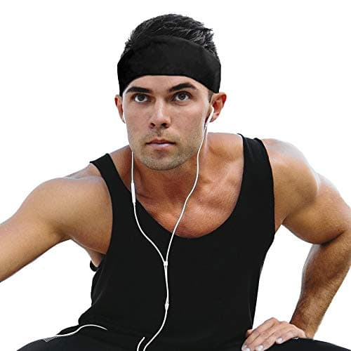 Cooling Headbands for Women & Men | Moisture Wicking Sweatband & Sports Headband | Stay Cool During Workouts Cycling Cardio Running Yoga | Headband for Under Helmets & Hats | CoolCore Technology