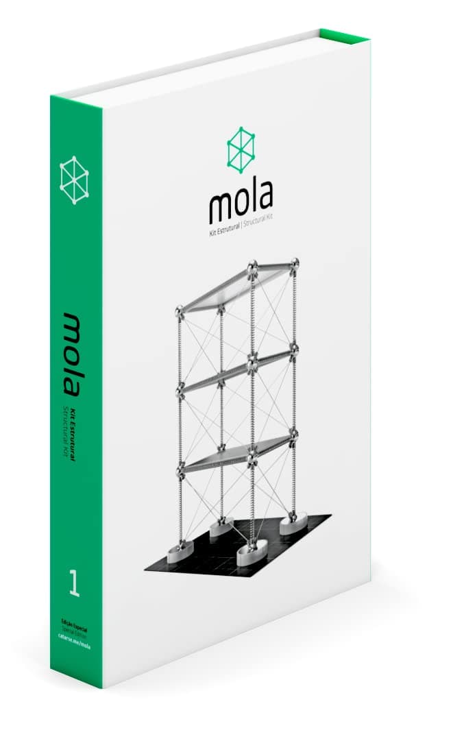 Structural Kit 1 | Magnetic Modular Kit for Engineering and Architecture Education | 122 Pieces + Practical Guide