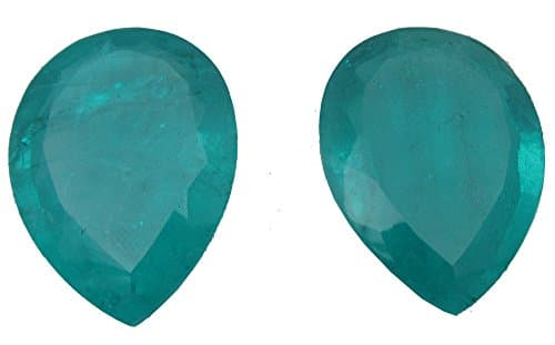 Gemstone Apatite Color Quartz Doublet Gemstone Pear Size 25x35mm 2 Pieces Loose Gemstone