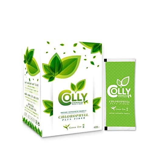 15 Sachets Colly Chlorophyll Plus Fiber with Green Tea Extract Diet Detox Slimming Weight Loss