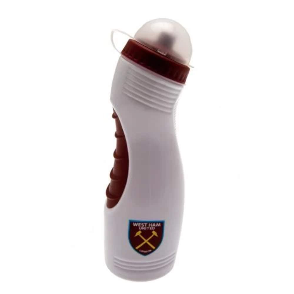 West Ham United Unisex-Youth WH04341 Waterbottle, West Ham (White), 750 ml