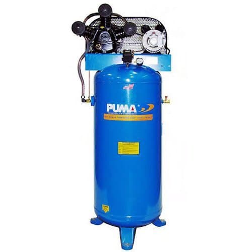 Puma Industries PK-6560V Air Compressor, Professional/Commercial Single Stage Belt Drive Series, 5 hp Running, 135 Maximum psi, 230/1V/Phase, 60 gal, 325 lb.
