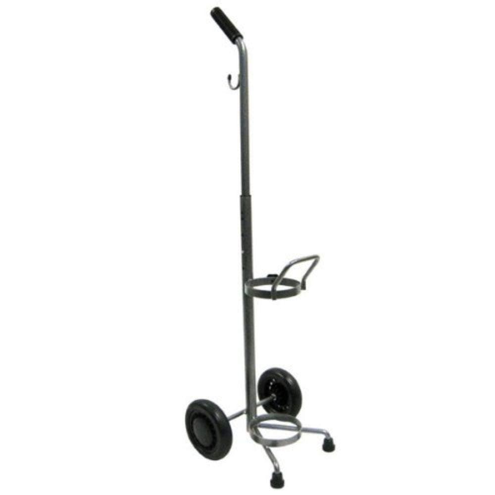 Drive Medical Oxygen Cylinder Metal Cart Size D/E, 13002sv