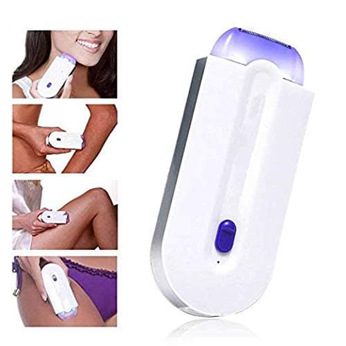 Laser Hair Removal for Women - Auto-induction Electrical Epilator (white+purple 2)