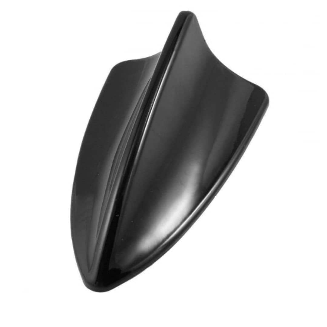 KingswayShark Fin Antenna Roof Aerial Base AM FM Redio Signal, Replace Existing Car Antenna, Waterproof Rubber Ring with ABS Body, Universal Fit for Hyundai I10 2007-2010, 1 Piece - Black