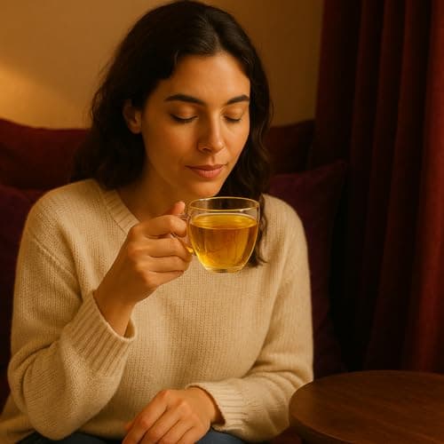 Haya Royal Special Saffron Black Tea - 20 Pyramid Tea Bags of Pure Ceylon Organic Long Leaf Tea with Iranian Saffron, Cardamom & Rose Petals - Individually Wrapped