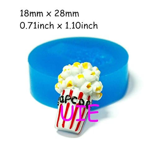 080LBX Popcorn Silicone Mold Fondant 28mm - Sugarcraft Cake Decorating Fake Sweet Wedding Cake Moulds, Mold Baking Mold