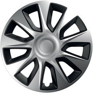 505117 Pack of 4 - Chrome/Black 17 "