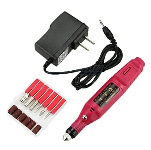 Robifel Electric Nail Drill, Compact Efile Electrical Professional Nail File Kit for Acrylic, Gel Nails, Manicure Pedicure Polishing Shape Tools Design for Home Salon Use, Multicolour