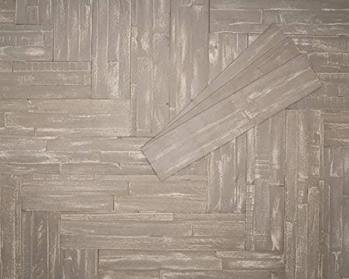 mywoodwall Non-Toxic DIY Wood Wall Paneling Arcadian Collection, Timeless Design, 100% FSC Certified Real Wood, Peel/Press Easy Installation, Martini, 10.5 sqf (13 Panels - 23-5/8" x 4-7/8")