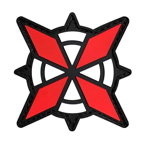 Morton Home Biohazard Resident Evil Umbrella Corporation Logo 3D PVC Patch (Biohazard I)