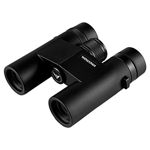 Wingspan Optics Hummingbird Ultra Lightweight - 8x25 Travel Binoculars for Bird Watching. Ultra-Compact Bird Watching Binoculars For Birding on the Go. Bright and Clear. Waterproof. Wide Field of View