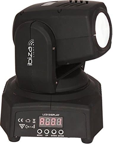 Ibiza Light 10W White LED Beam Moving Head DJ Disco Lighting Effect