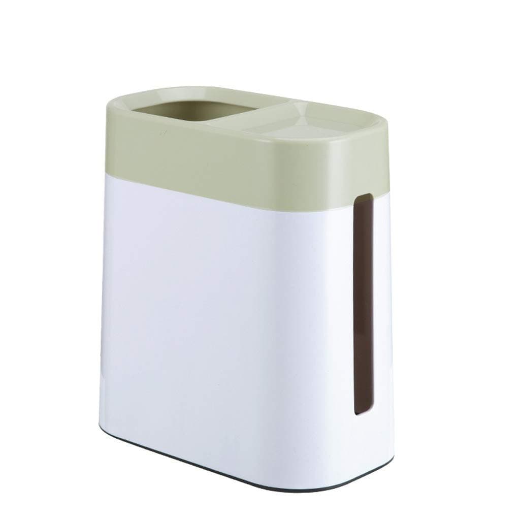 Trash Can Creative Desktop Plastic 2 In 1 Tissue Box Trash Can Bins Home Indoor Dustbins Waste Paper Basket Storage Recycle Rubbish Bin Durable