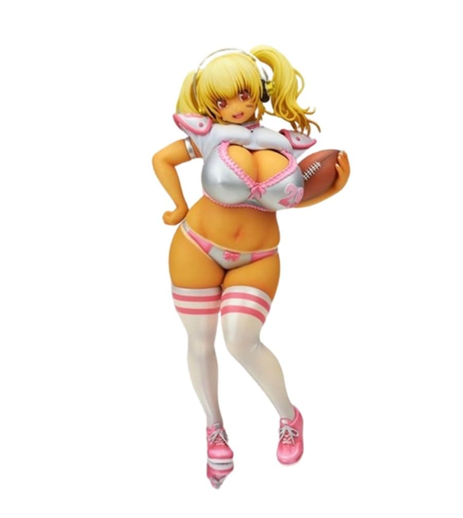 Kaitendoh Nitro Super Sonic: Super Pochaco Lingerie Football PVC Figure (Suntan Version) (1:7 Scale)