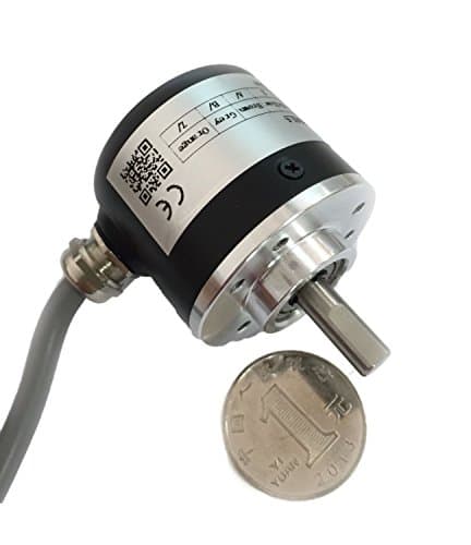 Mini Size 38mm Diameter Shell Solid Shaft Rotary Encoder with Different Resolutions (1000PPR, Push-pull with 5-26V)