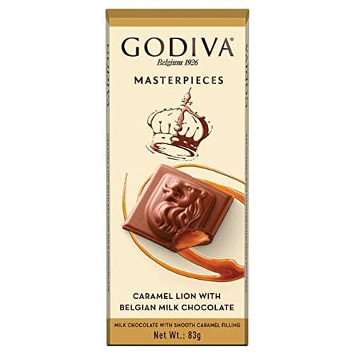 Godiva Masterpieces Caramel Lion with Belgian Milk Chocolate, 83g