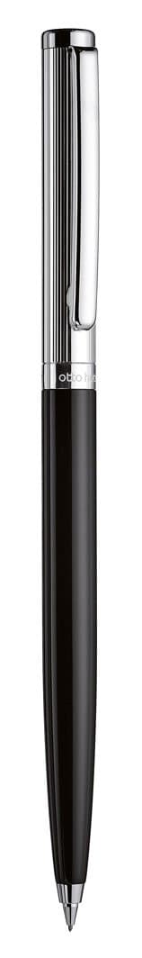 OTTO Hutt Design 01 Fountain Pen Corn Guil 001 61130 Ballpoint Pen Los Chierung – Platinum Plated Fittings, Silver/Black