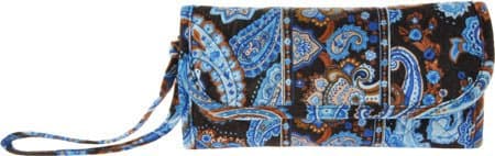 Stephanie Dawn The Convertible Wallet - Mocha Paisley - New Quilted Handbag USA 10017-001