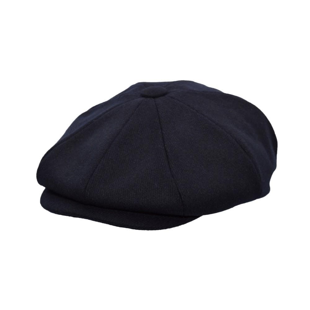 Men's Melton Wool Waterproof 8-Panel Bridgemoor Baker Boy Cap