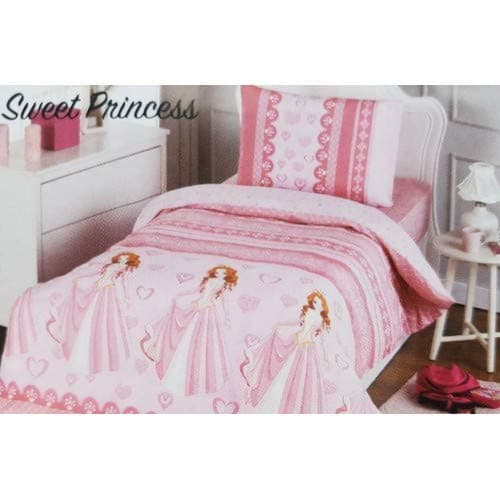 EŞYAM BURADA- Ozdilek Modaletto Pc Sweet Princess Single Fashion Sheet Bed Linens Set Colored