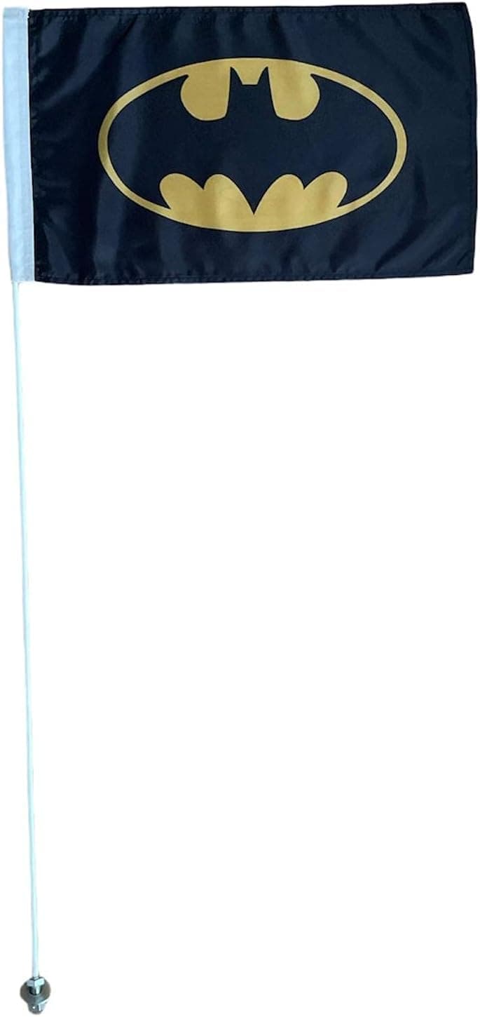 JLP 7' Foot Tall 5/16 Heavy Duty Flag Whip LTZ400 LTR450 LTZ50 LTZ90 Flag Ozark 6' Whip Can-am Batman, white