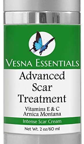 Scar Cream - 72% ORGANIC - The BEST Non-Medical Scar and Bruise Treatment with Arnica Montana and Vitamin E