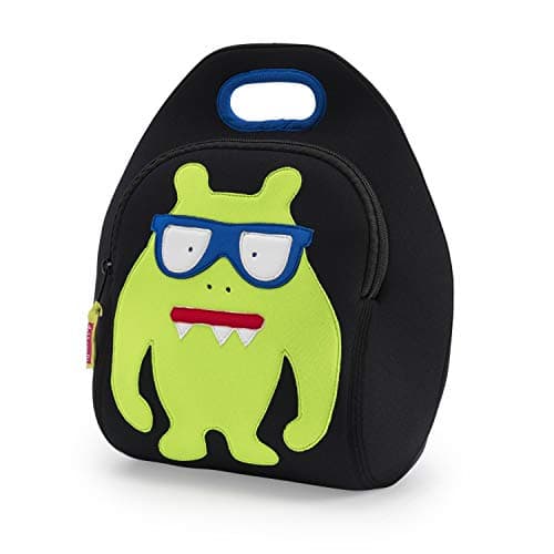 Dabbawalla Bags Kid's Lunch Bag, Insulated, Machine Washable, Monster