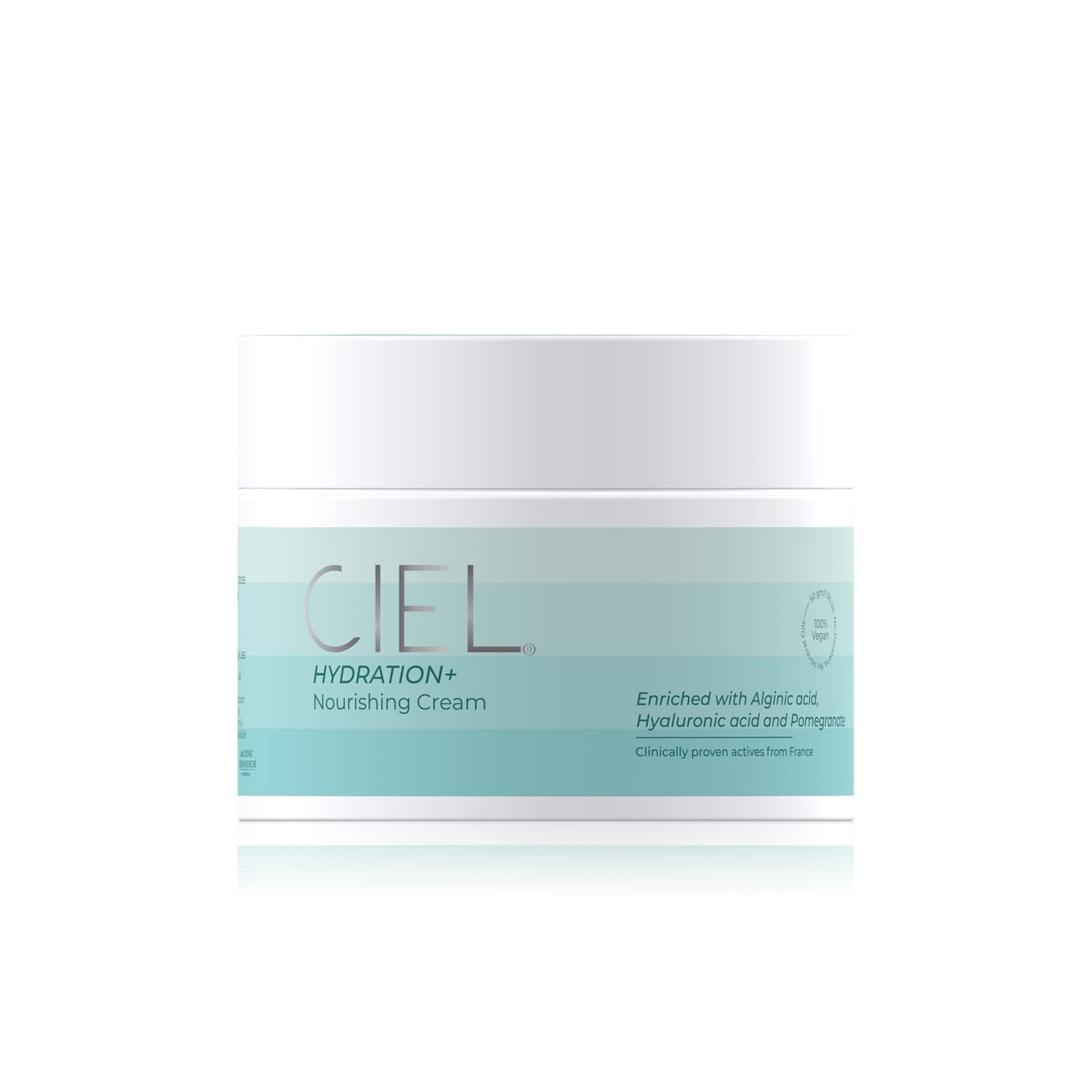 CIEL Hydration Plus Nourishing Face Cream for Men & Woman With Hyaluronic Acid & Green Tea |Gel Based Daily Face Moisturizer - 50g