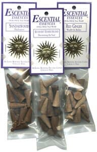 Sandalwood - Escential Essences Cone Incense - 16 Cone Package