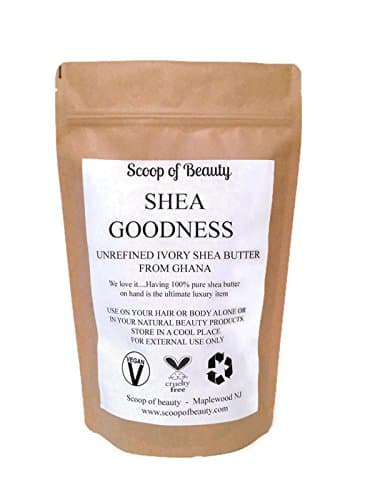 Unrefined Ivory Shea Butter by Scoop of Beauty - Best Rated Ingredient for DIY Skin Care Recipes - For Dry or Acne-Prone Skin, Eczema, , Stretch Marks, Delicate Baby Skin - 1 LB (16 oz)